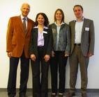Erfreut über die gute Zusammenarbeit: Jochen Trinks(links), Margot Siedersberger, Nicole Dengel, Stefan Schimpfle 
