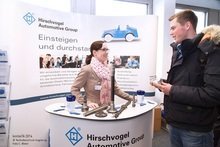 Die kontakTA ist für Hirschvogel schon seit mehreren Jahren eine wichtige Veranstaltung, um direkte Kontakte zu potentiellen Mitarbeitern zu knüpfen. (Bild: Technikerschule Augsburg)