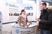 Die kontakTA ist für Hirschvogel schon seit mehreren Jahren eine wichtige Veranstaltung, um direkte Kontakte zu potentiellen Mitarbeitern zu knüpfen. (Bild: Technikerschule Augsburg)