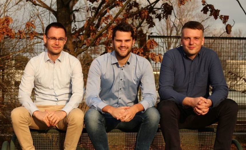 Tristan Semsch, Daniel Lassahn, Manuel Rauch haben das Startup meteoIntelligence gegründet. Foto: meteoIntelligence