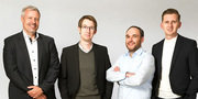 Gründerteam Conntac GmbH – (v.l.n.r. Prof. Dr. Rolf Winter, Christoph Keller, Dr. Michael Faath, Benjamin Wöhrl) (Bildrechte Conntac GmbH)