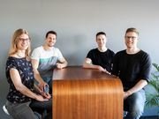 Das Founder Team von qbilon v.l.n.r.: Dr. Melanie Langermeier, Dr. Simon Lohmüller, Dr. Julian Kienberger, Dr. Thomas Driessen