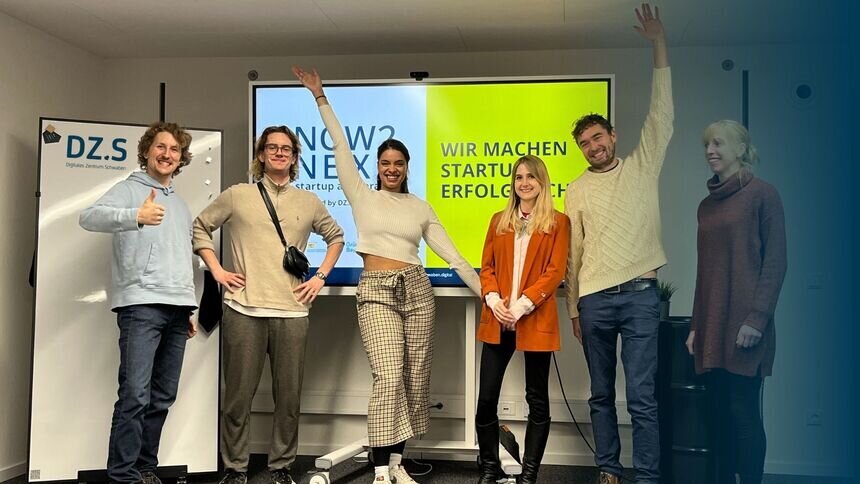 N2N-Teams aeduco und NaviCare Now mit den DZ.S Coaches Raphael & Julia I Bild: DZ.S